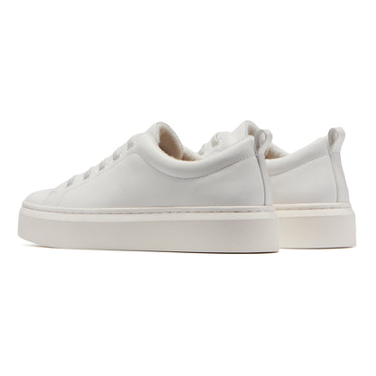 Jumpstreet Bungee White Leather | ABEO Footwear