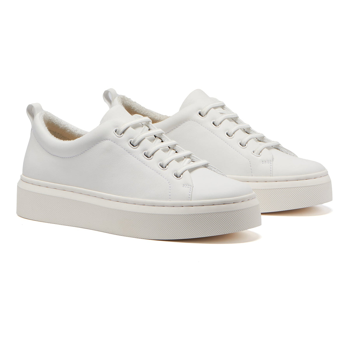 Jumpstreet Bungee White Leather | ABEO Footwear
