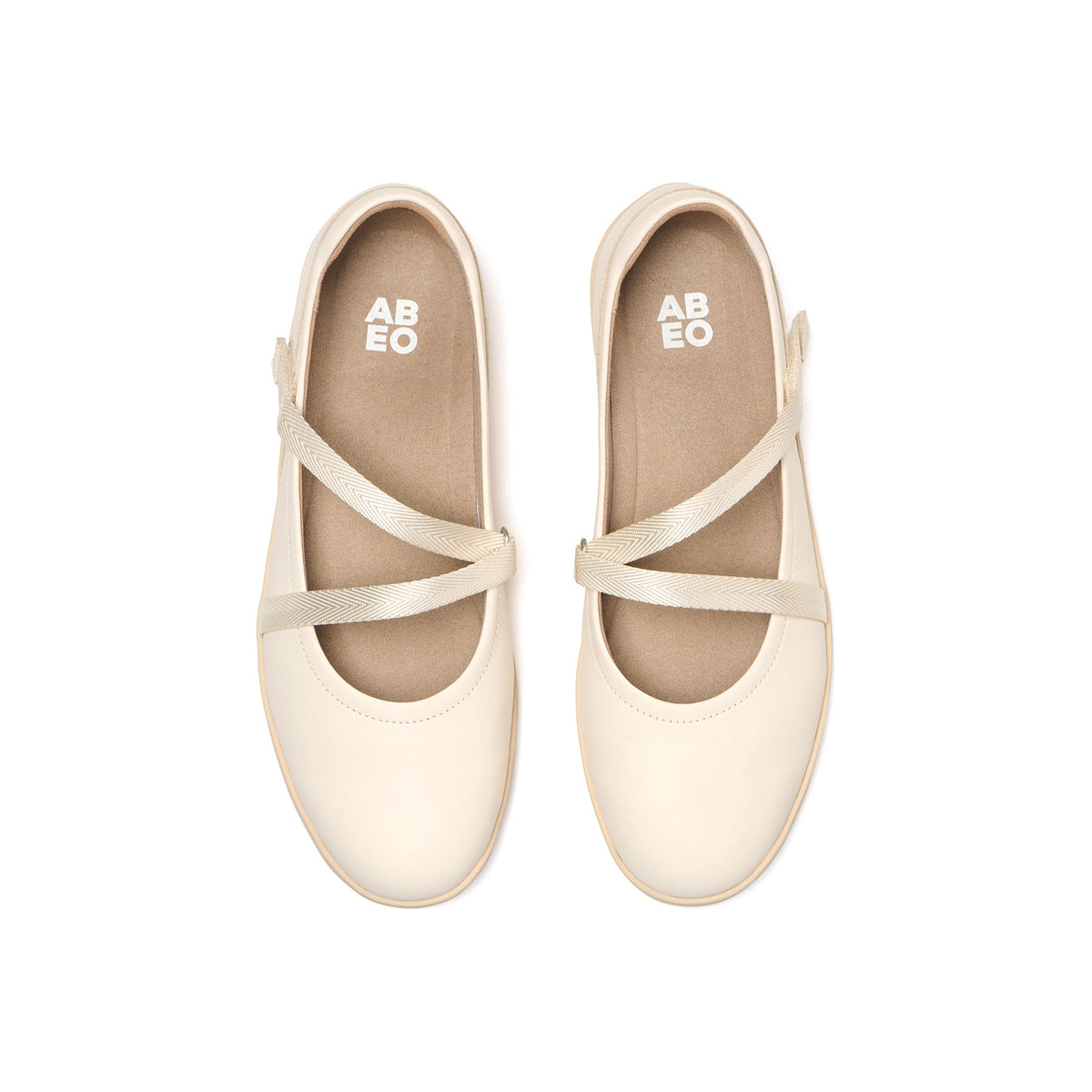 Vela Mary Jane White | ABEO Footwear