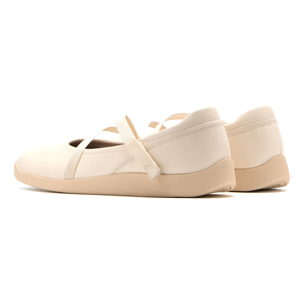 Vela Mary Jane White | ABEO Footwear