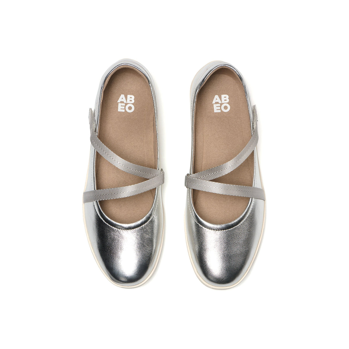 Vela Mary Jane Silver | ABEO Footwear