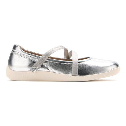 Vela Mary Jane Silver | ABEO Footwear