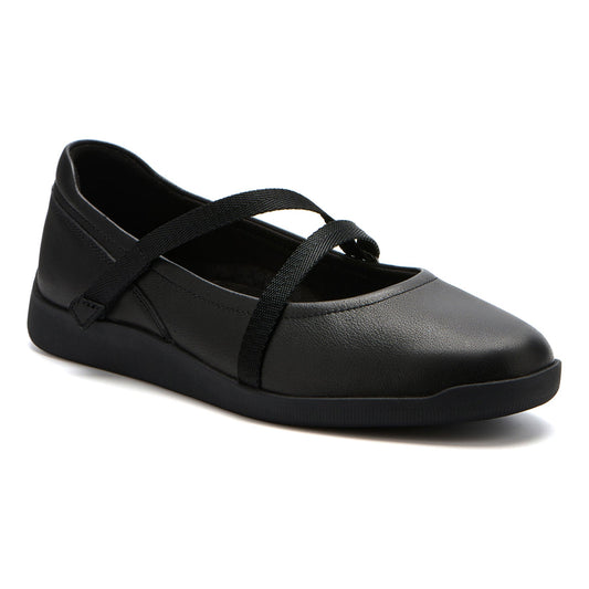 Vela Mary Jane Metatarsal Black | ABEO Footwear