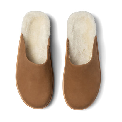 Pioneer Clog Tan Nubuck | ABEO Footwear