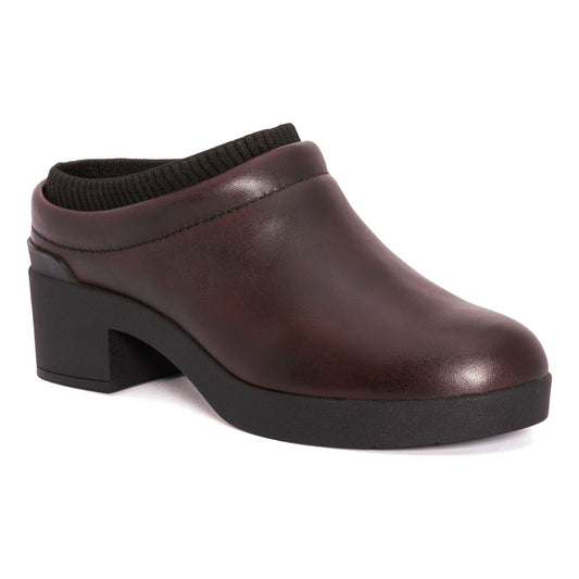 Capital Clog Burgundy | ABEO Footwear