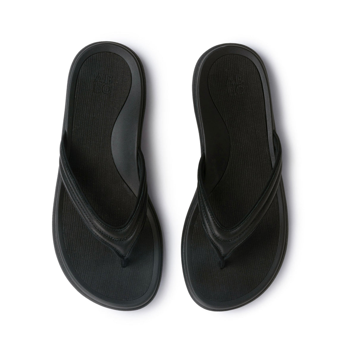 Laguna Thin Strap Black | ABEO Footwear