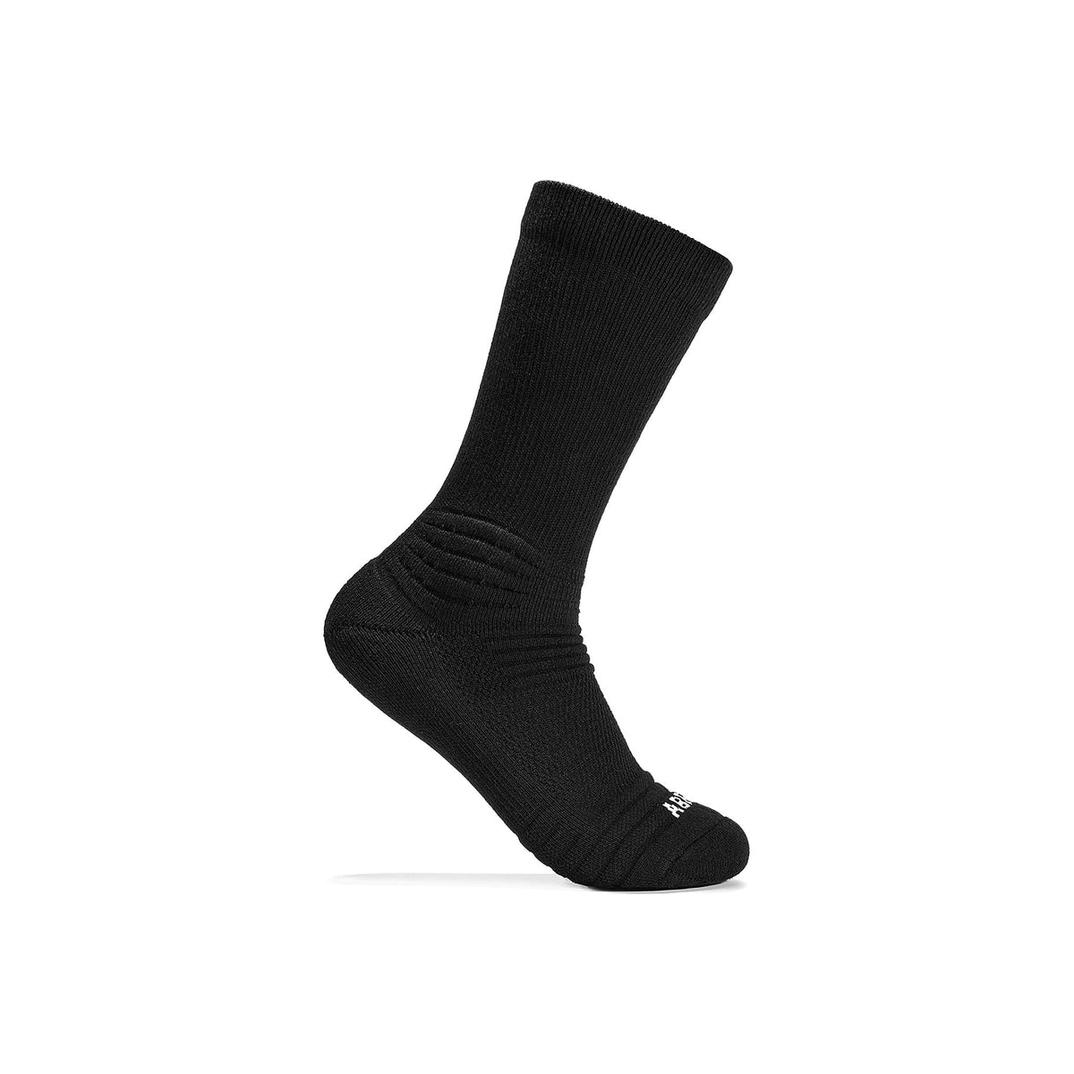 3 Pk Crew Socks Black | ABEO Footwear