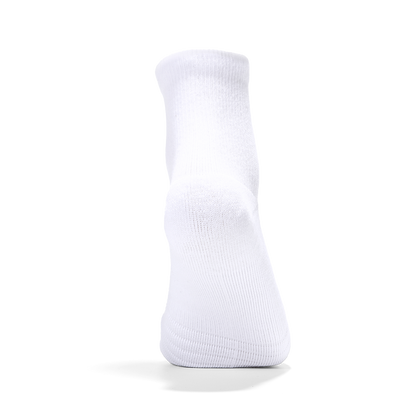 3 Pk Quarter Socks White | ABEO Footwear