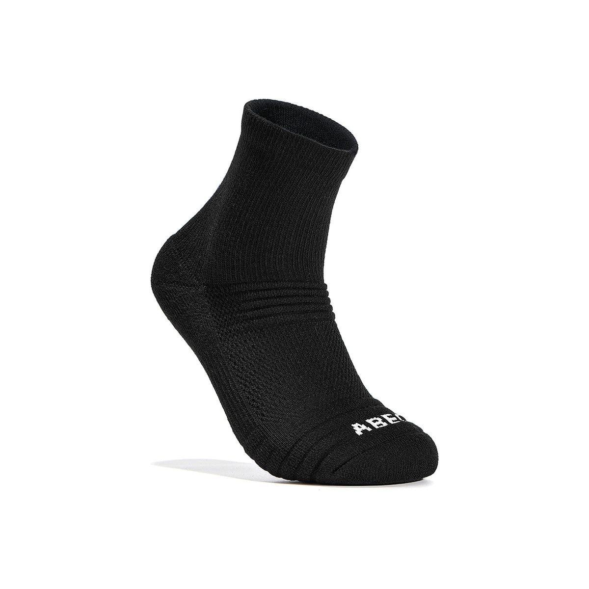 3 Pk Quarter Socks Black | ABEO Footwear