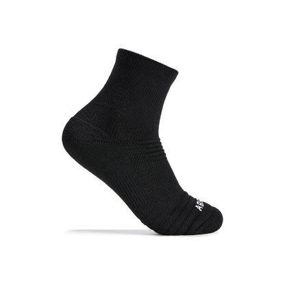3 Pk Quarter Socks Black | ABEO Footwear