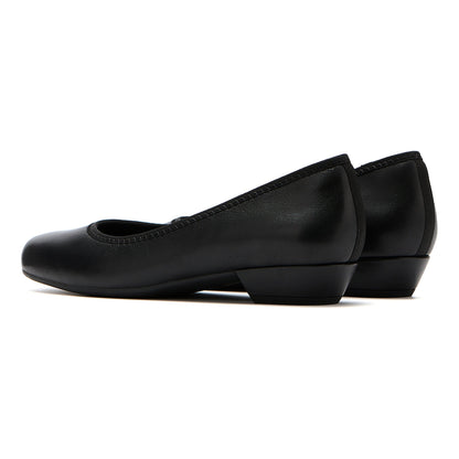 Via Pump Metatarsal Black Leather | ABEO Footwear