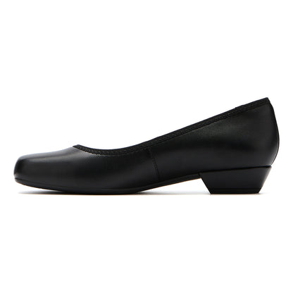 Via Pump Metatarsal Black Leather | ABEO Footwear