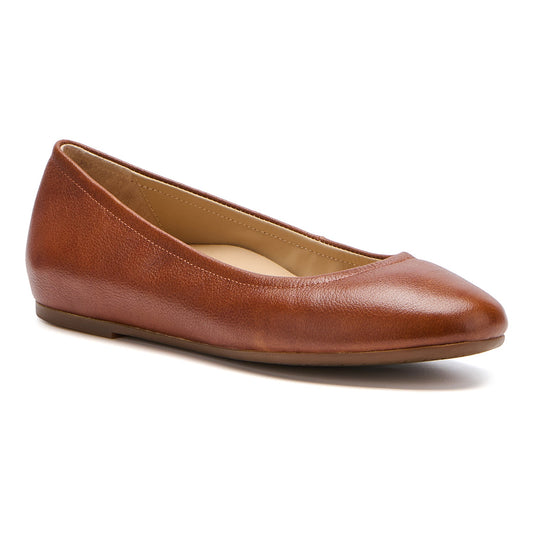 Promenade Flat Metatarsal Caramel | ABEO Footwear
