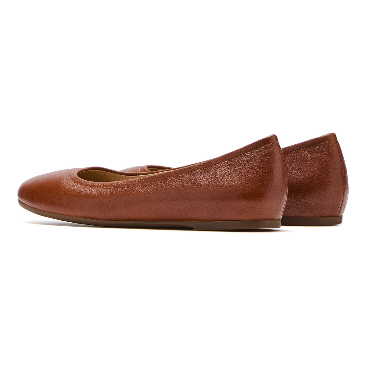 Promenade Flat Metatarsal Caramel | ABEO Footwear