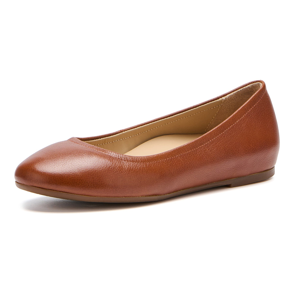 Promenade Flat Metatarsal Caramel | ABEO Footwear