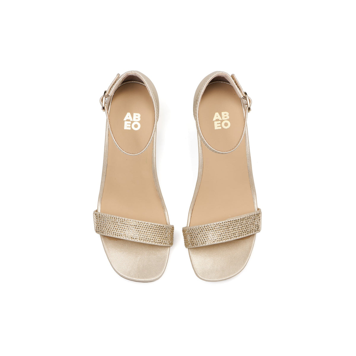 Avenue Strap Metatarsal Gold Sparkle | ABEO Footwear