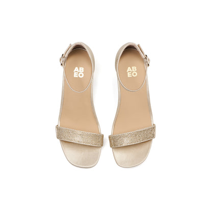 Avenue Strap Metatarsal Gold Sparkle | ABEO Footwear