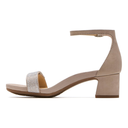 Avenue Strap Metatarsal Taupe Sparkle | ABEO Footwear