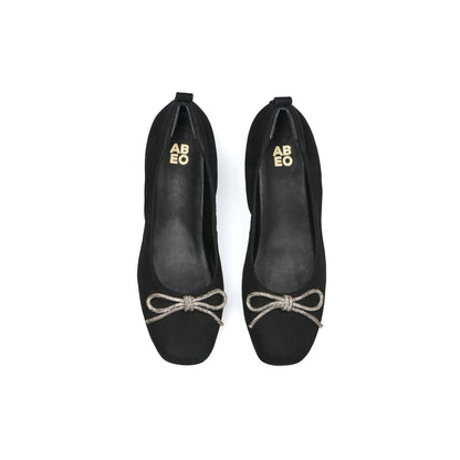 Cadence Bow Metatarsal Black Sparkle | ABEO Footwear