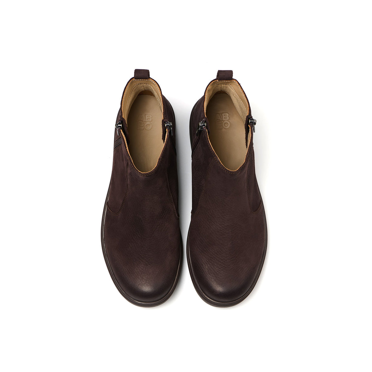 Vista Zip Metatarsal Chocolate Nubuck | ABEO Footwear