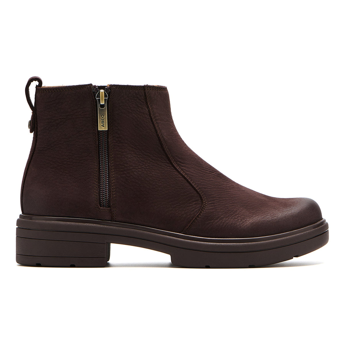 Vista Zip Metatarsal Chocolate Nubuck | ABEO Footwear