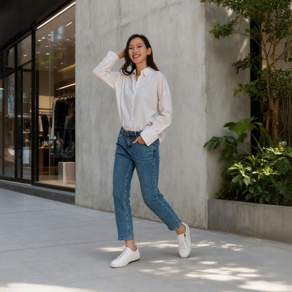 Roam Lace Metatarsal White Leather | ABEO Footwear