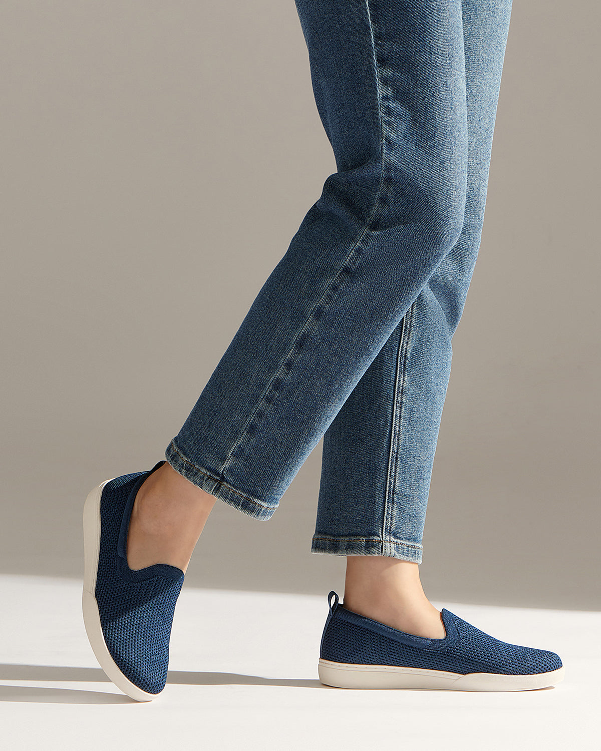 Encore Knit Slip On Metatarsal Blue | ABEO Footwear