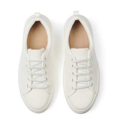 Jumpstreet Bungee Metatarsal White Canvas | ABEO Footwear