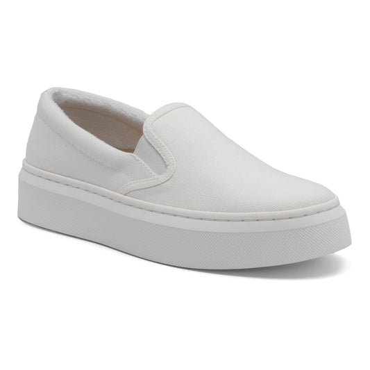 Jumpstreet Slip On Metatarsal White Canvas | ABEO Footwear