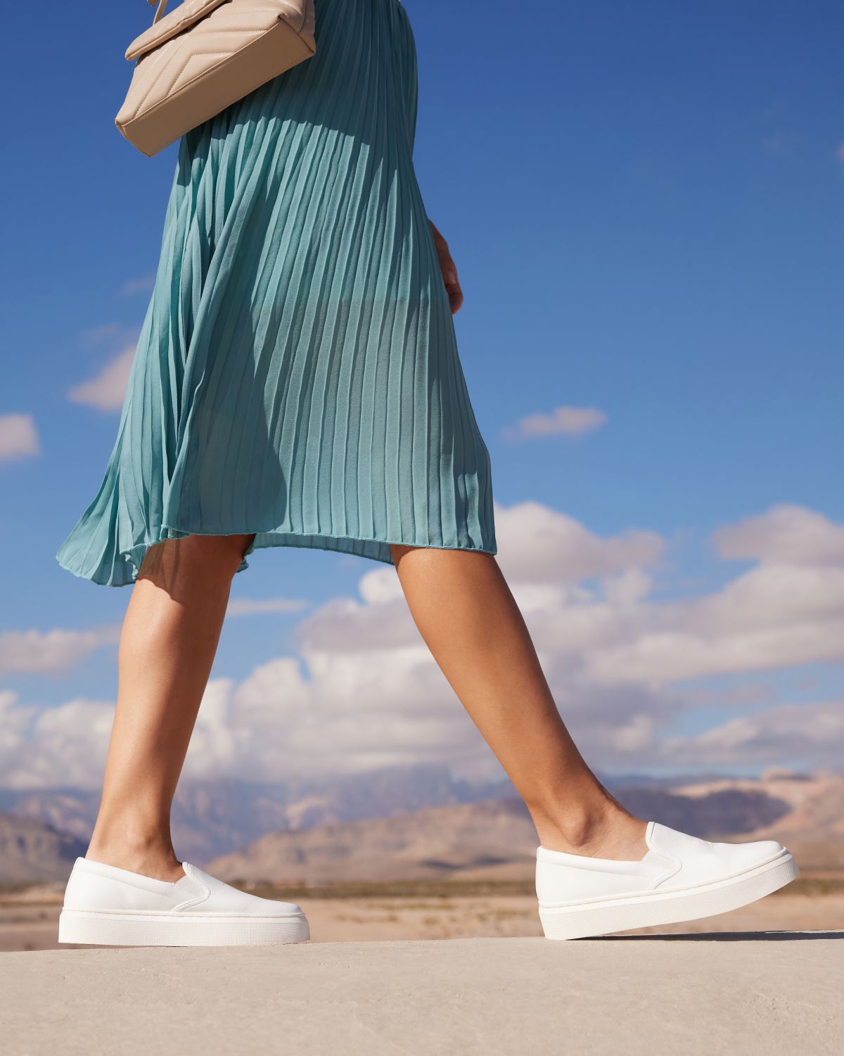 Jumpstreet Slip On Metatarsal White Leather | ABEO Footwear