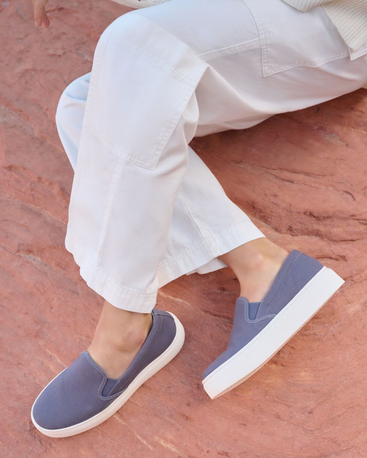 Jumpstreet Slip On Metatarsal Navy Canvas | ABEO Footwear