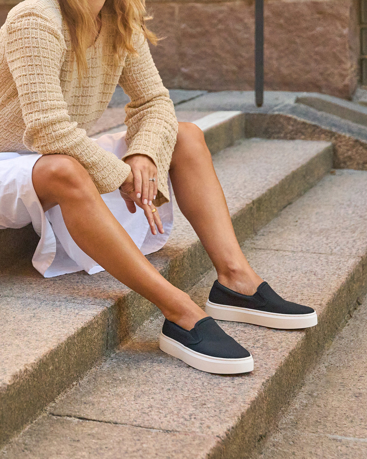 Jumpstreet Slip On Metatarsal Black Canvas | ABEO Footwear
