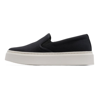 Jumpstreet Slip On Metatarsal Black Canvas | ABEO Footwear