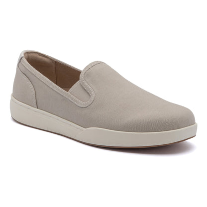 Encore Slip On Metatarsal Beige Canvas | ABEO Footwear
