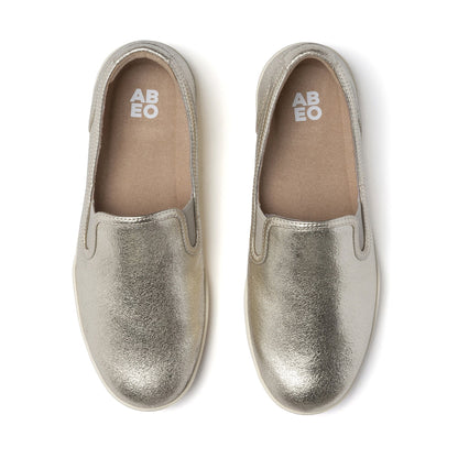 Encore Slip On Metatarsal Gold Leather | ABEO Footwear