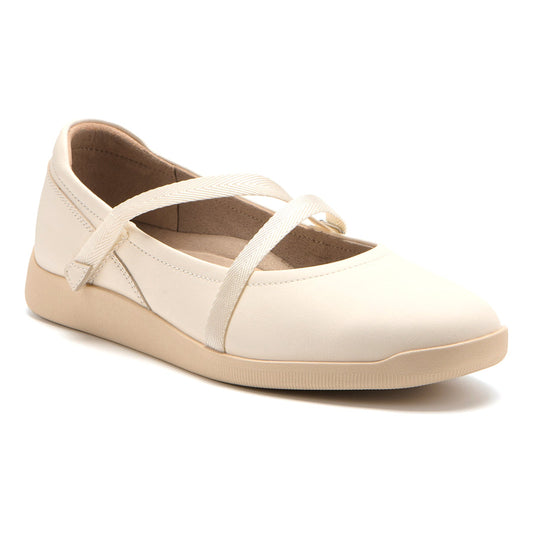 Vela Mary Jane Metatarsal White | ABEO Footwear