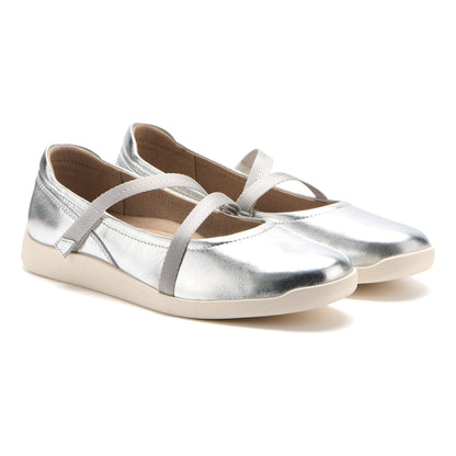 Vela Mary Jane Metatarsal Silver | ABEO Footwear