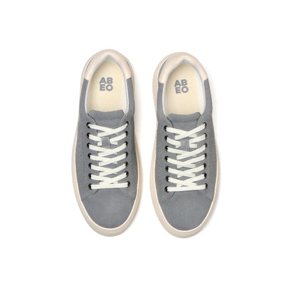 Jumpstreet Sneaker Metatarsal Dark Grey Suede Perforated | ABEO Footwear