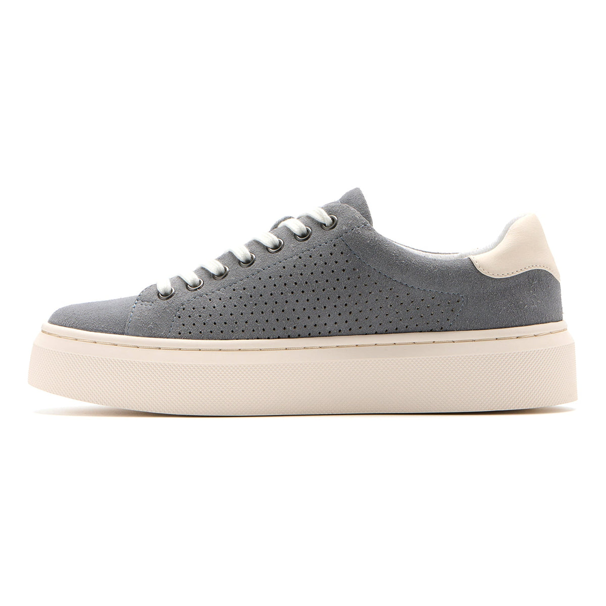 Jumpstreet Sneaker Metatarsal Dark Grey Suede Perforated | ABEO Footwear