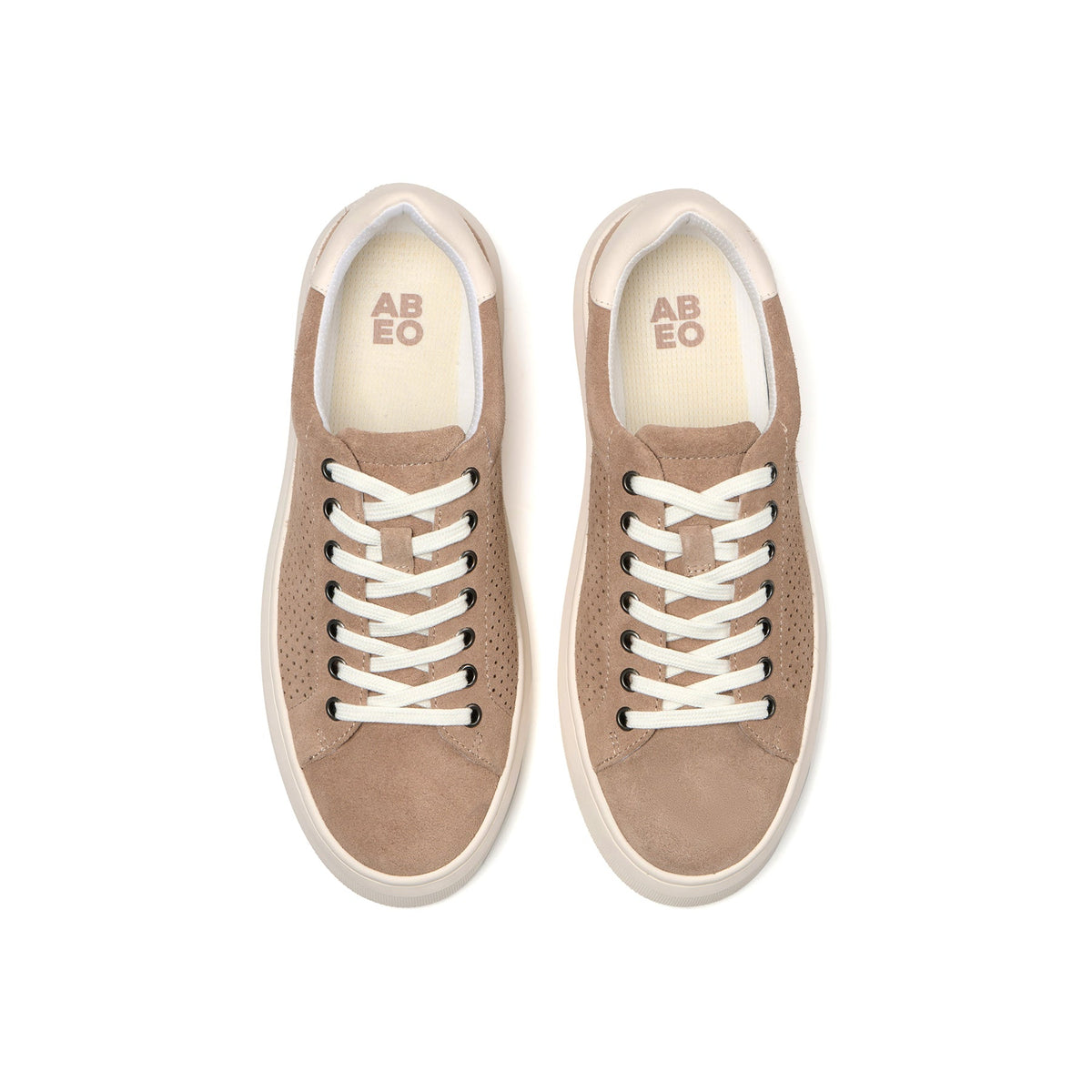 Jumpstreet Sneaker Metatarsal Taupe Perforated | ABEO Footwear