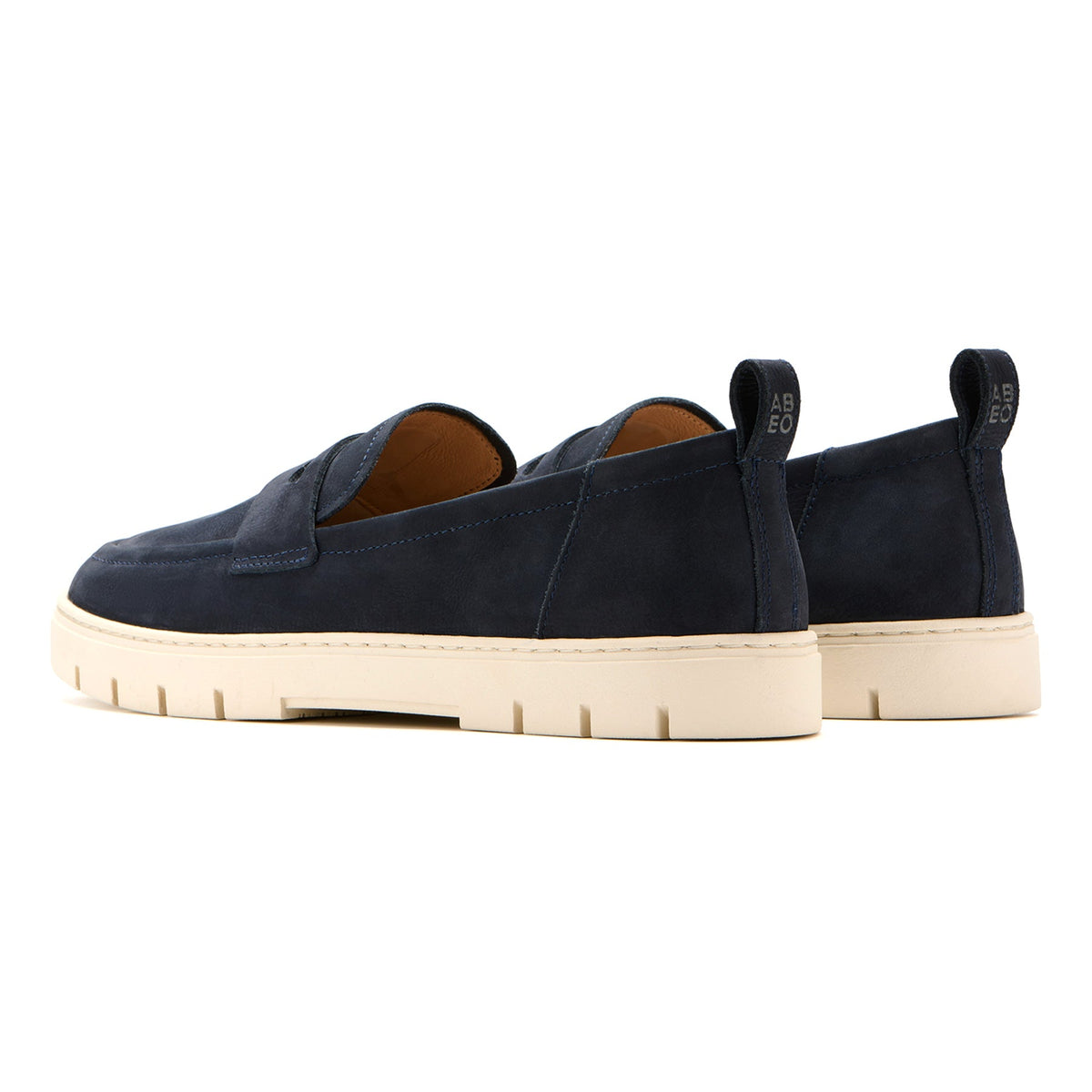 Roam Loafer Metatarsal Navy Nubuck | ABEO Footwear