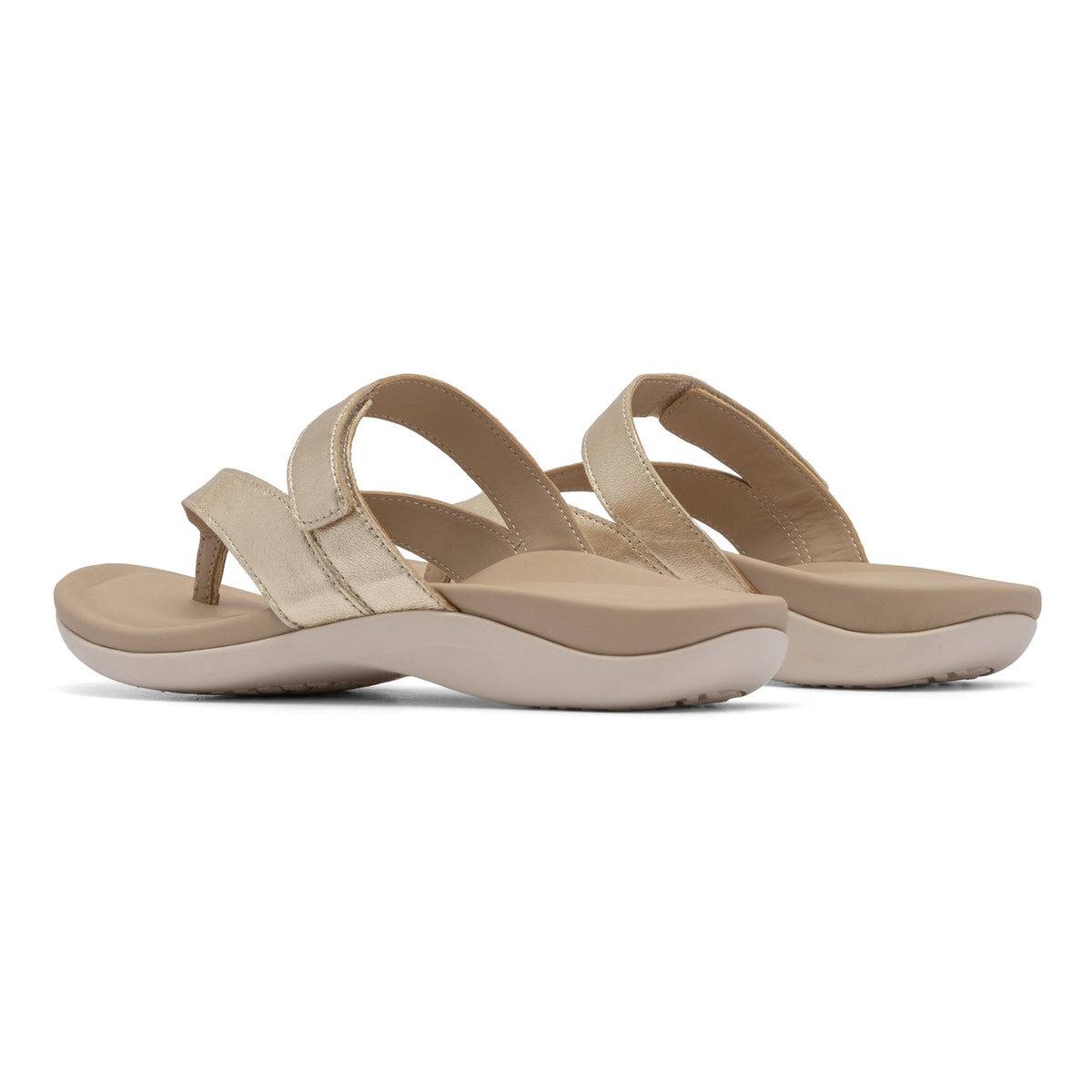 Oasis Thong Sandal Metatarsal Light Gold | ABEO Footwear