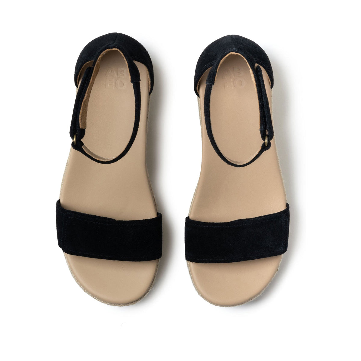 Riviera Ankle Sandal Metatarsal Black Suede | ABEO Footwear