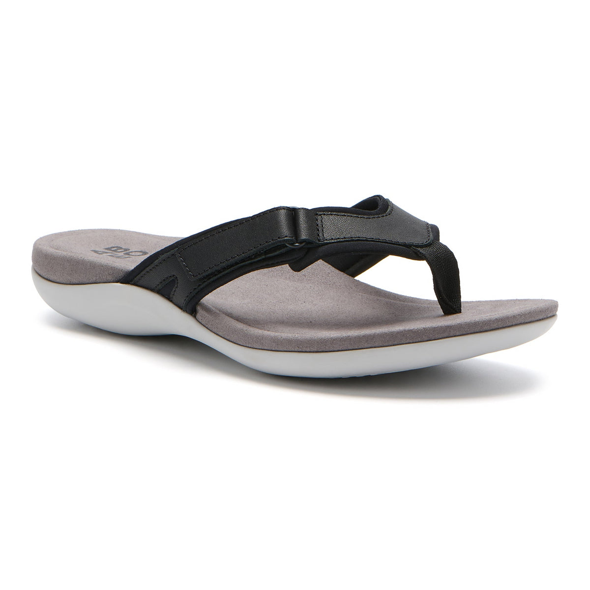 Oasis Sport Flip Flop Metatarsal Black | ABEO Footwear