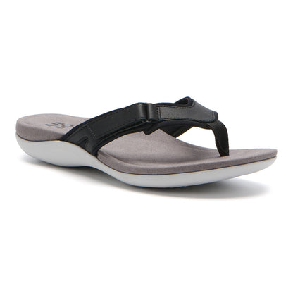 Oasis Sport Flip Flop Metatarsal Black | ABEO Footwear
