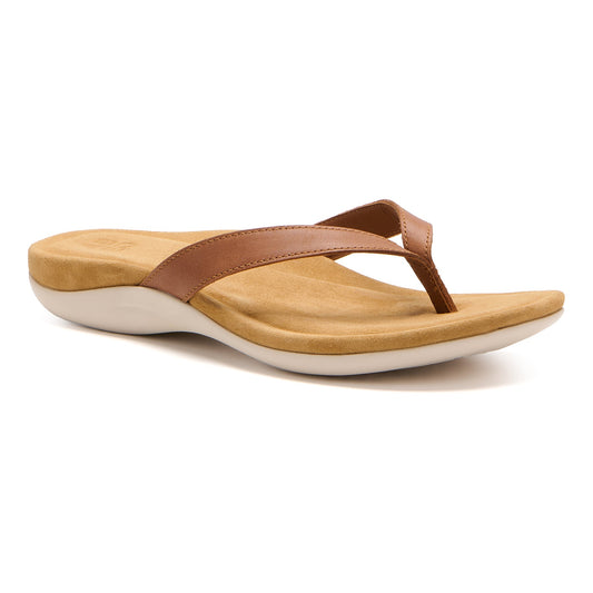 Oasis Flip Flop Metatarsal Caramel | ABEO Footwear