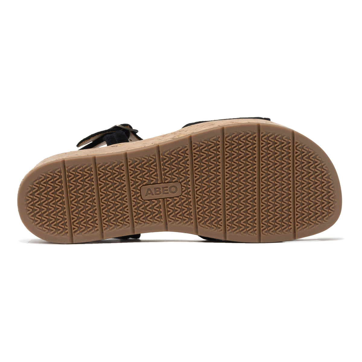 Solstice Buckle Sandal Metatarsal Black Suede | ABEO Footwear