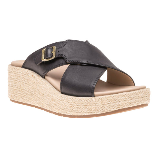 Solstice Cross Slide Metatarsal Black | ABEO Footwear