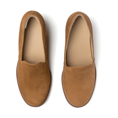 Horizon Slip On Metatarsal Tan Nubuck | ABEO Footwear