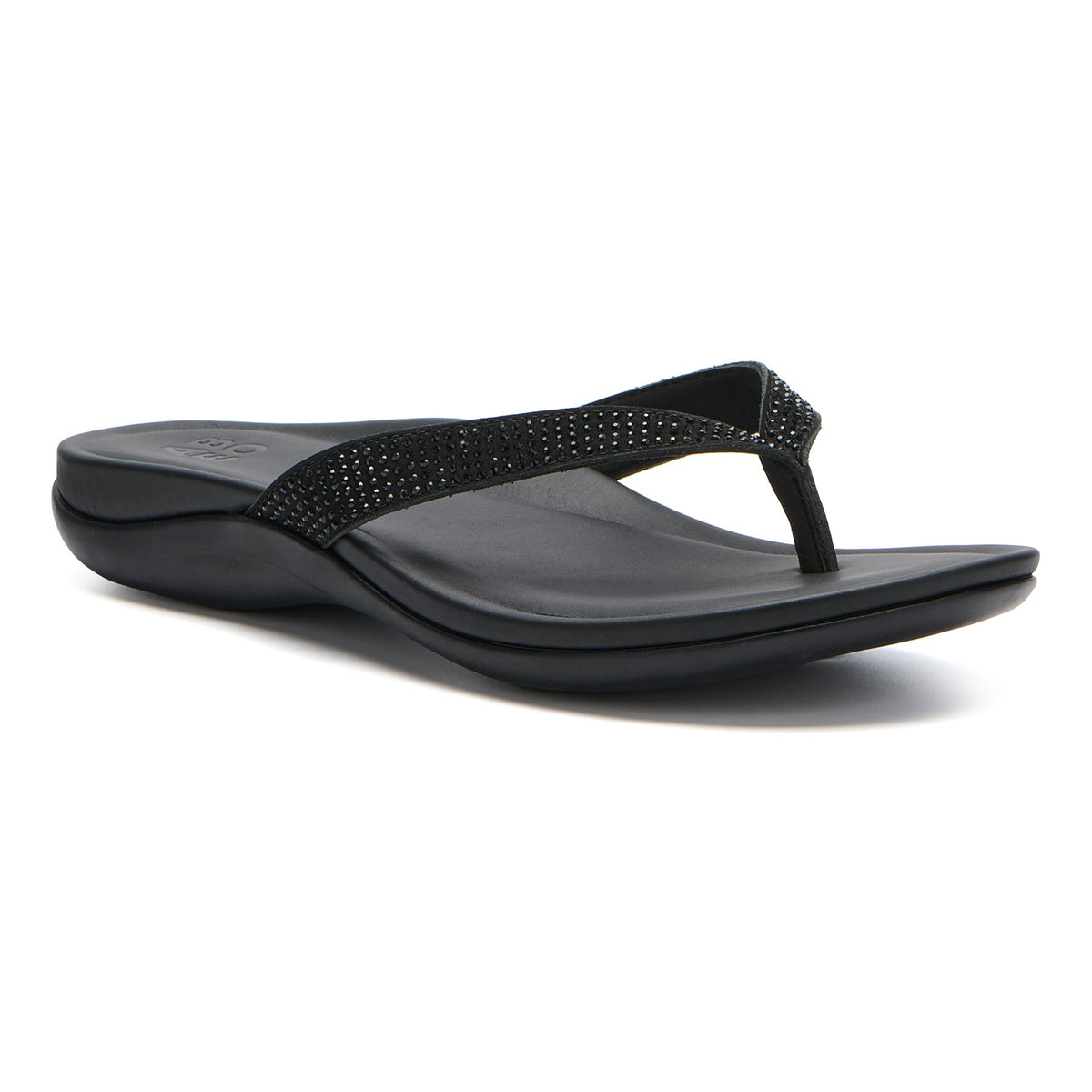 Oasis Flip Flop Black Sparkle | ABEO Footwear